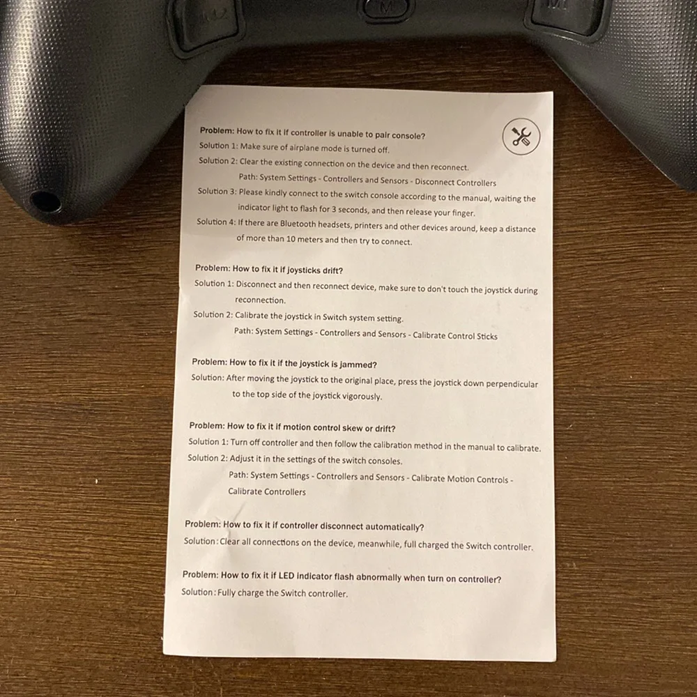 UNTESTED Open Box Multifunctional Wireless Pro Elite Controller